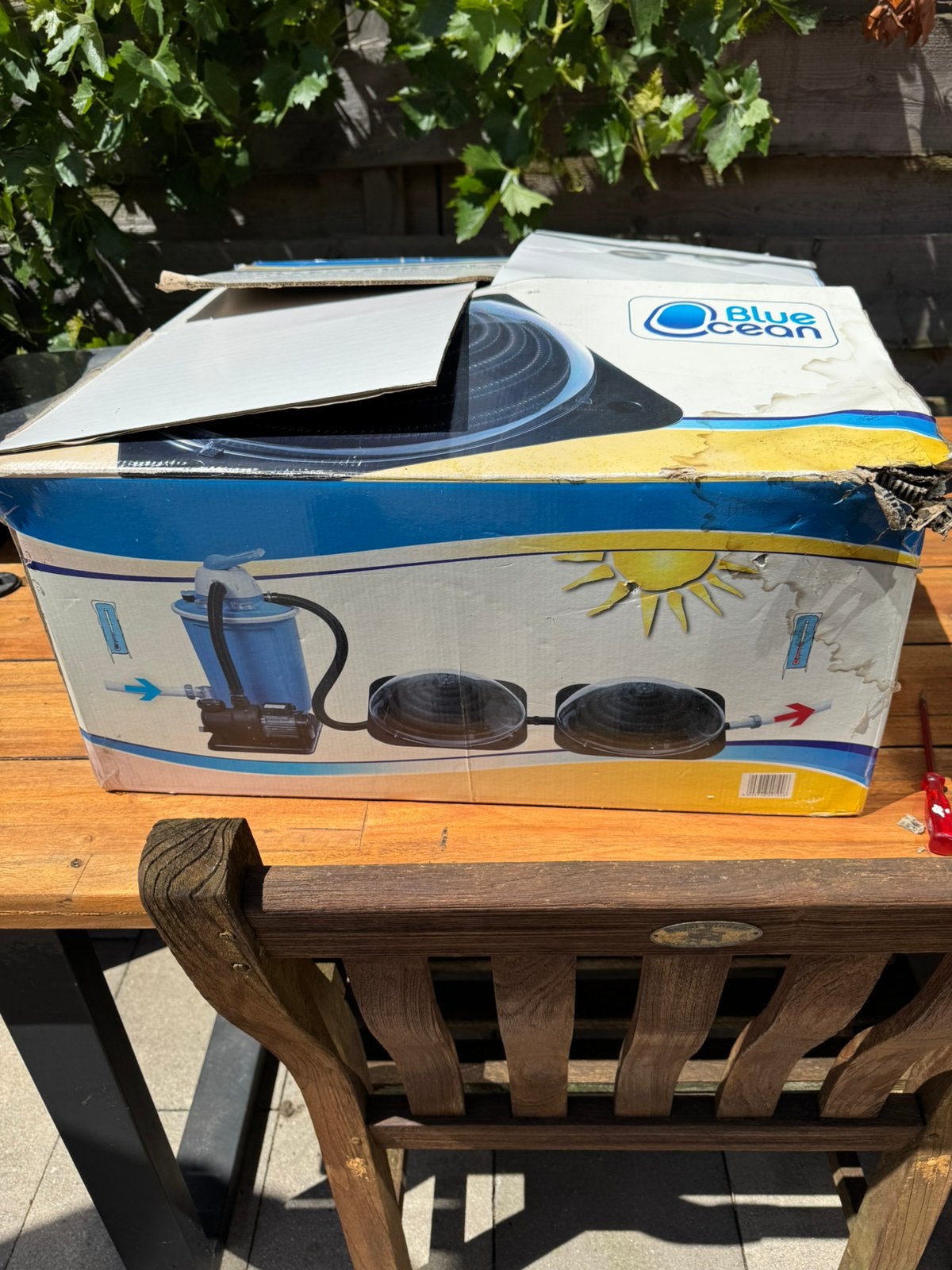 Solar bal voor zwembad, Ophalen of Verzenden, Gebruikt, Verwarming