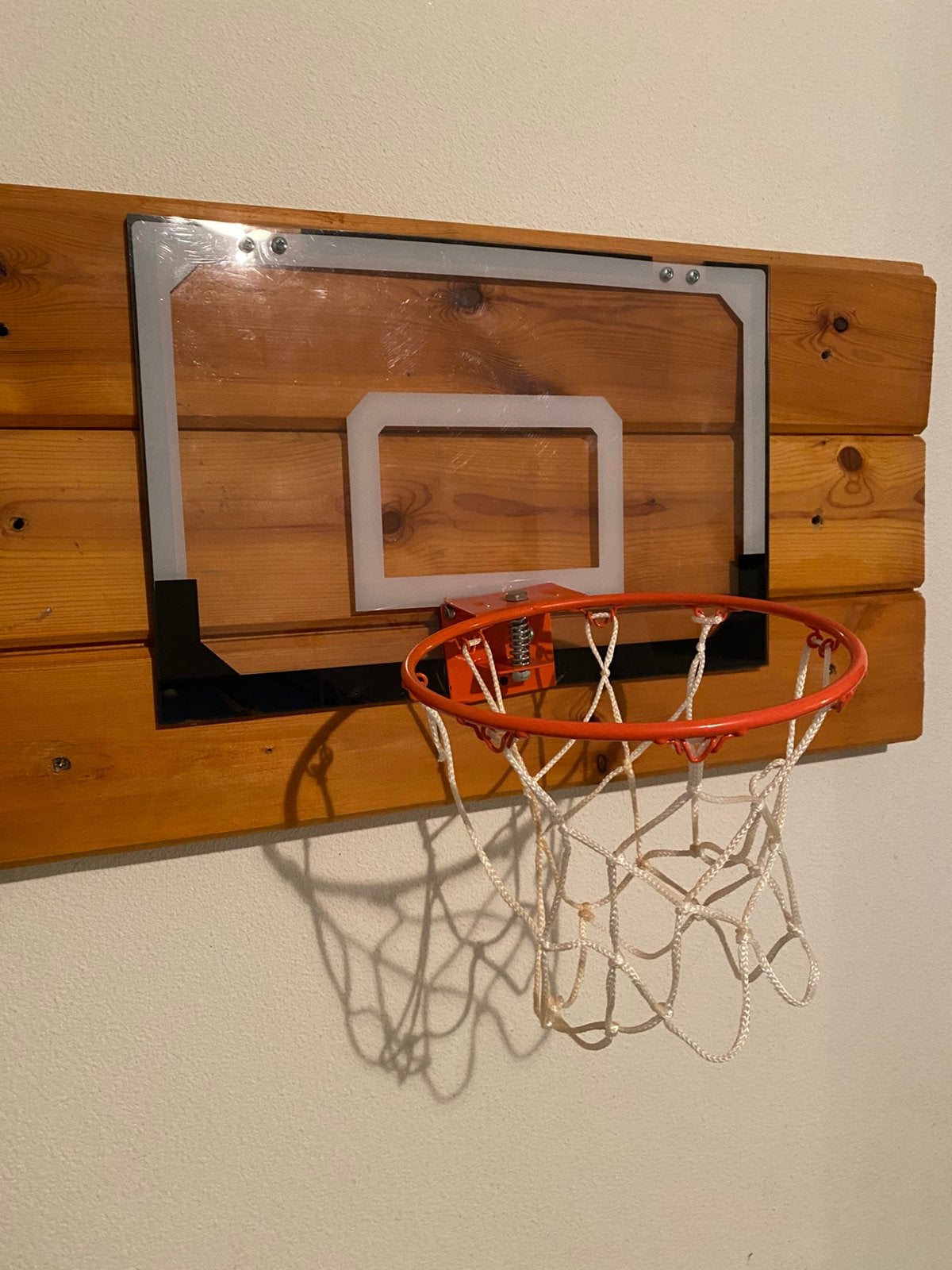 Mini basketbal set, Sport en Fitness, Ophalen of Verzenden, Zo goed als nieuw, Ring, Bord of Paal