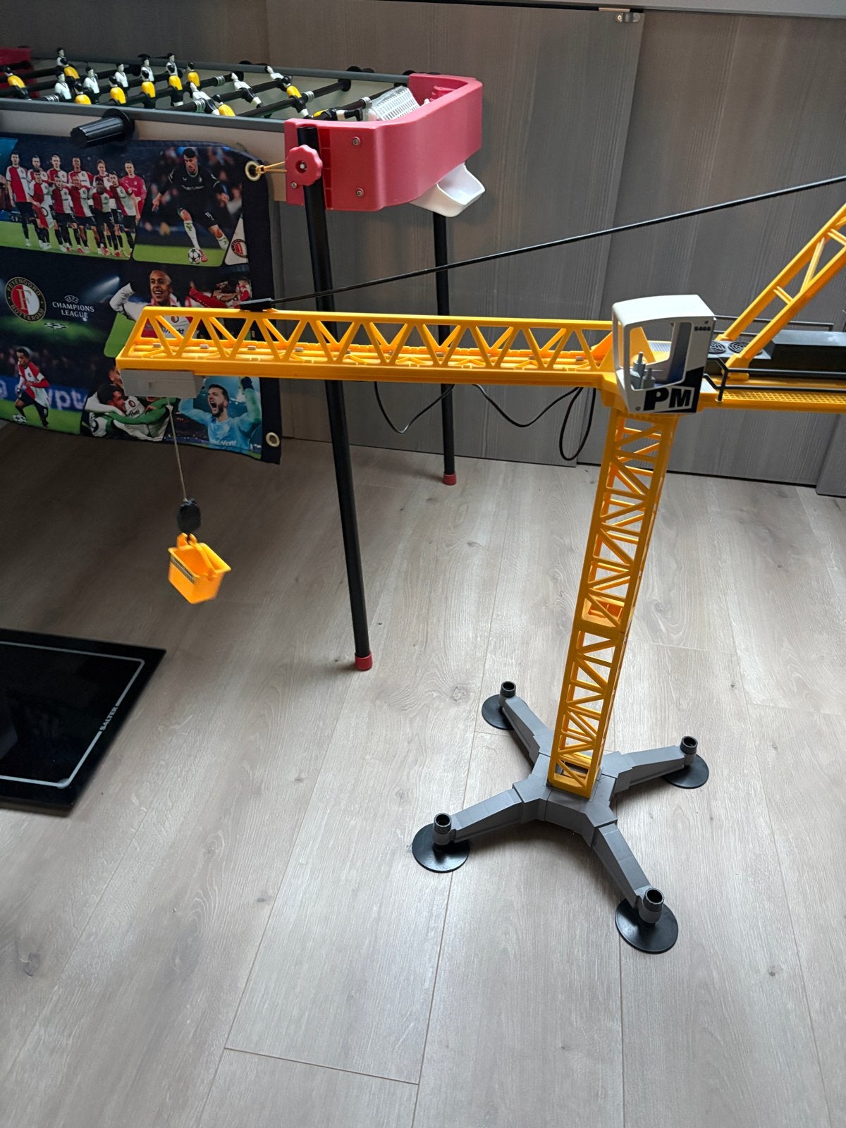 Playmobil speelgoedkraan met afstandsbediening, Kinderen en Baby's, Speelgoed | Bouwstenen, Ophalen, Gebruikt, Overige merken
