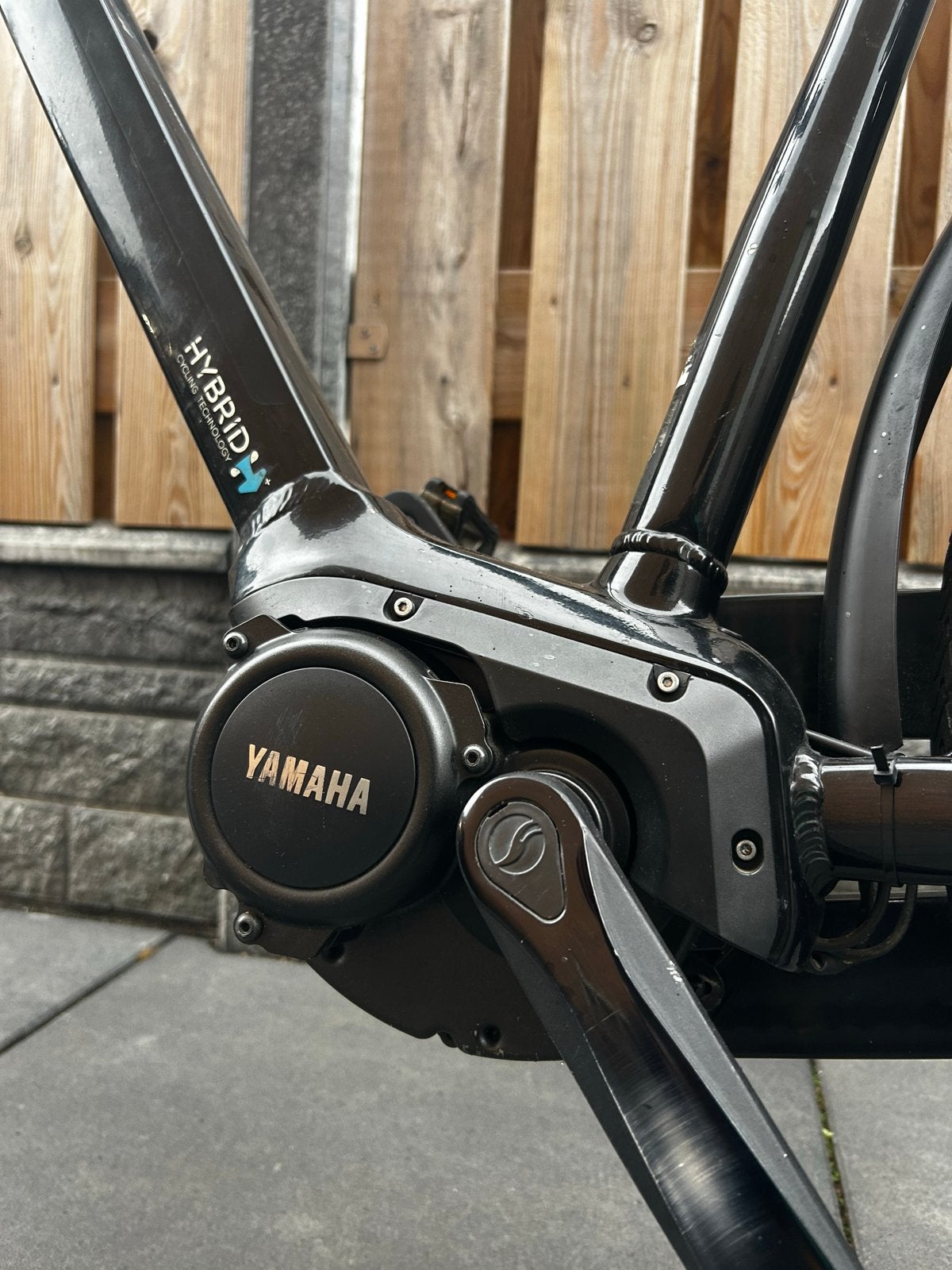 Giant elektrische herenfiets met Yamaha middenmotor, Minder dan 30 km per accu, Gebruikt, 59 cm of meer, Giant