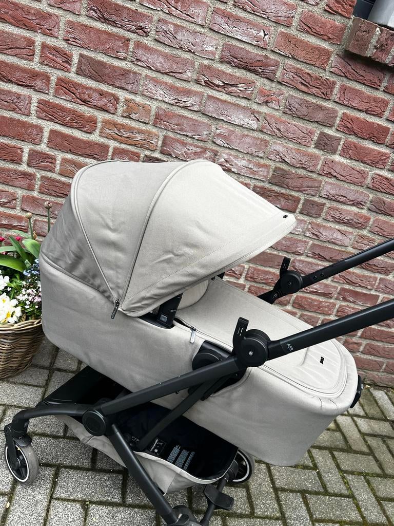 Joolz Aer Wieg Sage Green (5 maanden gebruikt), Ophalen of Verzenden, Zo goed als nieuw, Met reiswieg, Kinderwagen