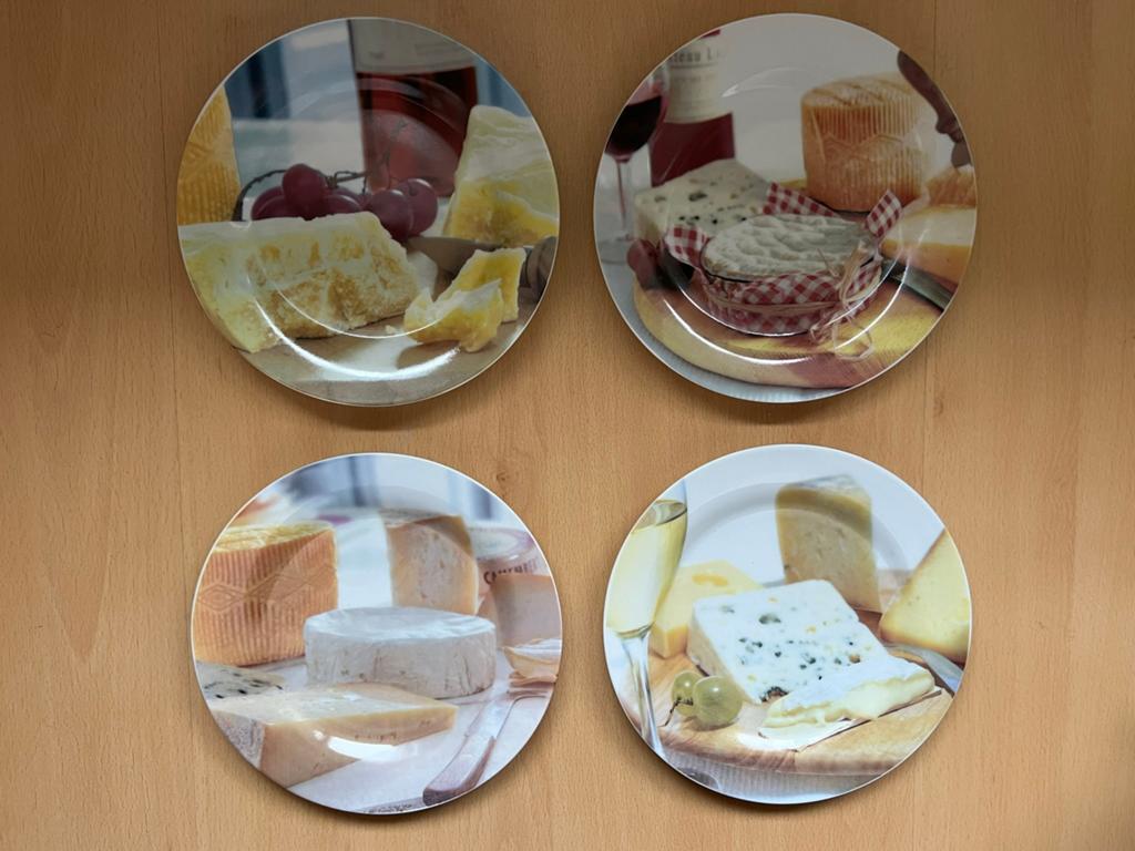 Nieuw Easy Life Dora Papis 4x kaas ontbijtborden, Ophalen of Verzenden, Nieuw, Overige stijlen, Bord(en)