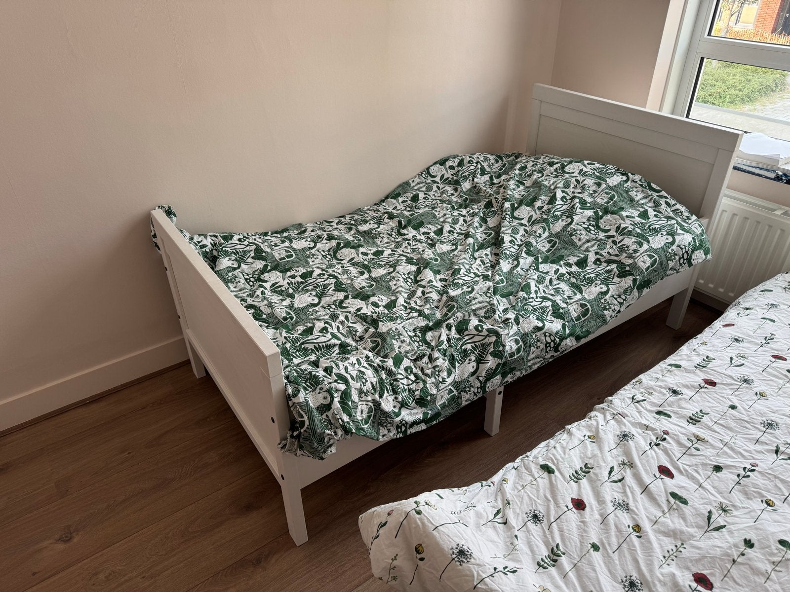 IKEA Sundvik meegroeibed met pocketveringmatras, Gebruikt, 70 tot 85 cm, Ophalen of Verzenden, Matras