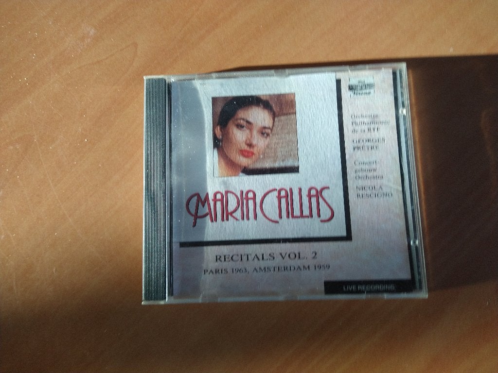 CD Maria Callas. Recitals Vol. 2, Ophalen of Verzenden, Barok, Zo goed als nieuw, Opera of Operette
