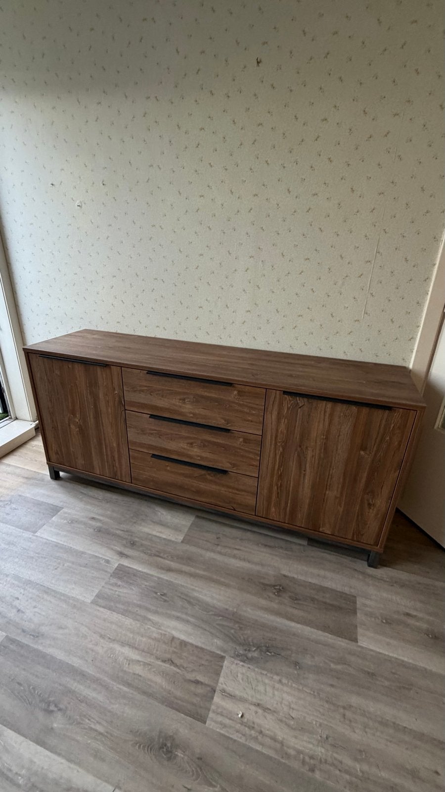 Stijlvol dressoir met lades en deuren, Ophalen, 150 tot 200 cm, Zo goed als nieuw, Met lade(s)
