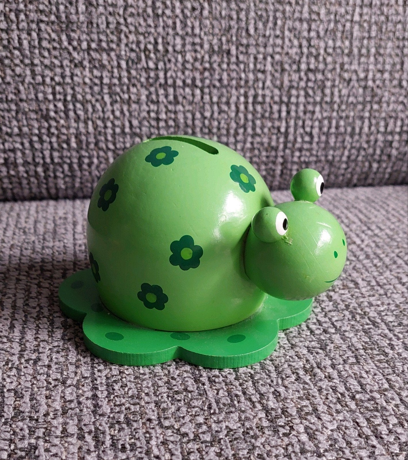 Spaarpot schildpad, Verzamelen, Spaarpotten, Ophalen of Verzenden, Zo goed als nieuw, Hout, Dier