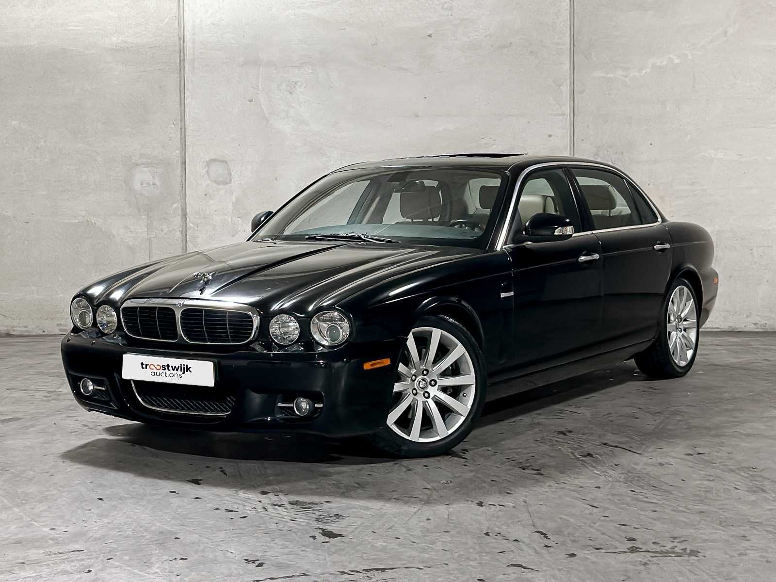 Jaguar XJ 2.7D V6 BITURBO LWB 207pk 2008, JBH-69-L, Automaat, Achterwielaandrijving, Gebruikt, Zwart