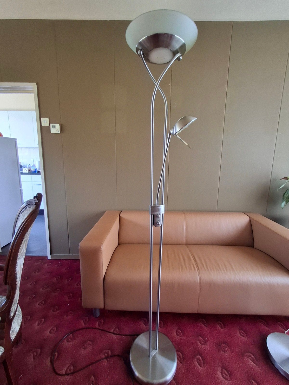 Staanlamp met leeslampje , en dimmer, Ophalen, 150 tot 200 cm
