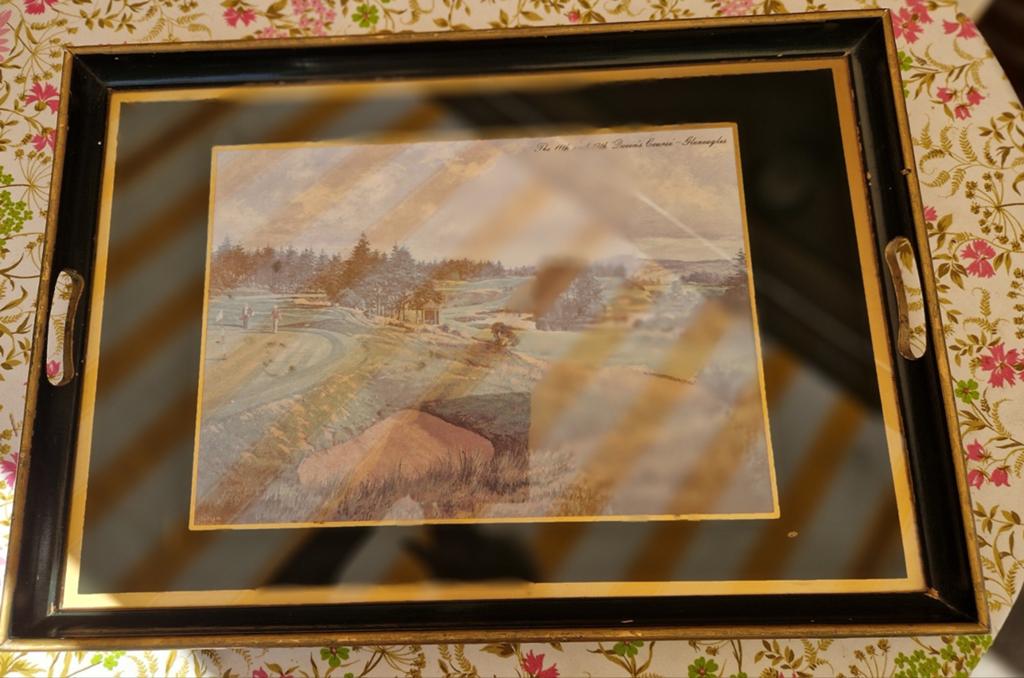 Te koop, orgineel Lady Clare dienblad, glasplaat, Ophalen of Verzenden, Hout
