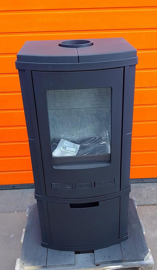 Altech torus depot pelletkachel 3 zijden glas, showroommod., Ophalen, Overige brandstoffen, Zo goed als nieuw, Pelletkachel