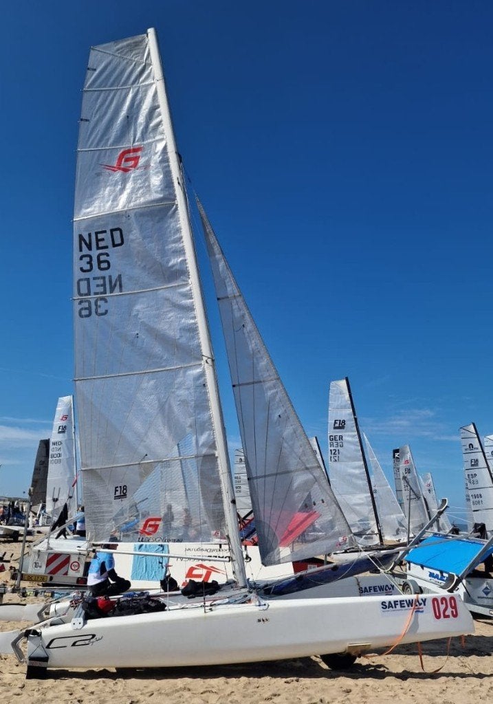 Catamaran Formula 18 Goodall C2, Watersport en Boten, Ophalen, Gebruikt, Tot 1.00 meter, Geen motor