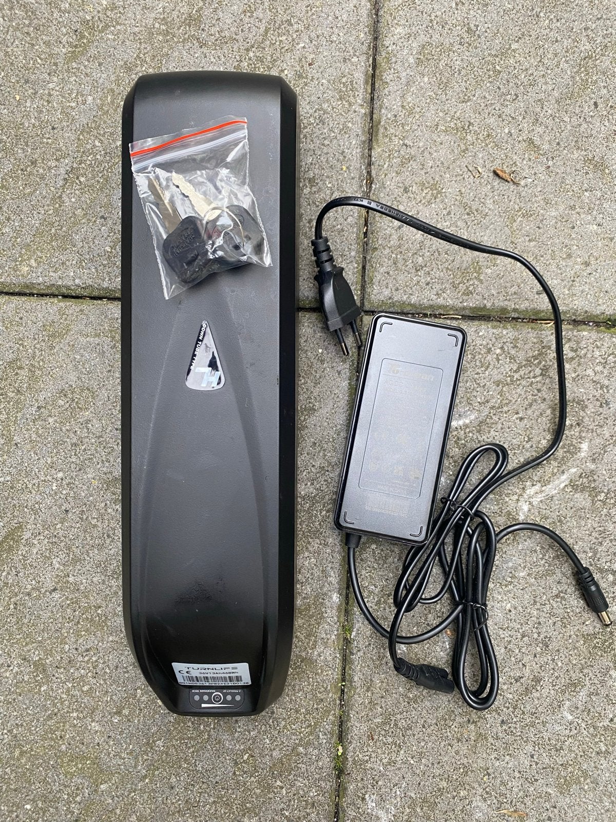 Turnlife E-bike Accu 36V 13Ah 468Wh met Oplader en Sleutels, Ophalen, Nieuw