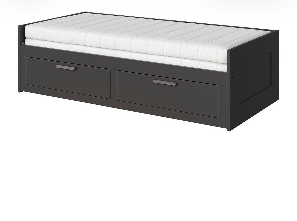 IKEA uitschuifbaar logeerbed - zo goed als nieuw, Ophalen, Zo goed als nieuw, Tweepersoons