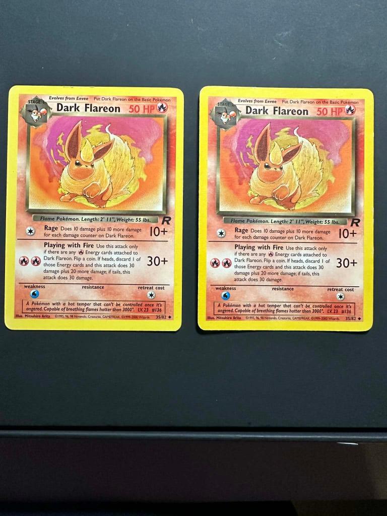 Dark flareon, Ophalen of Verzenden, Gebruikt, Losse kaart