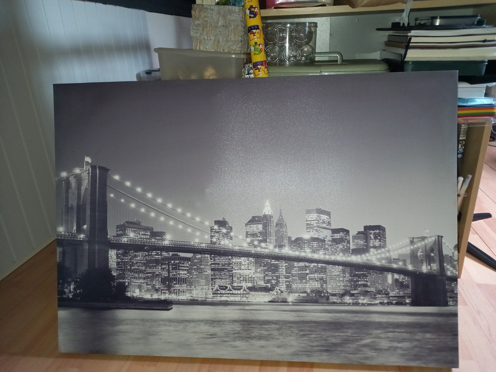 New York canvas 1meter bij 50 cm, Ophalen of Verzenden