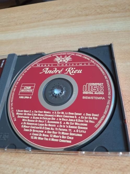 Cd André Rieu merry christmas hh, Ophalen of Verzenden, Zo goed als nieuw, Kerst