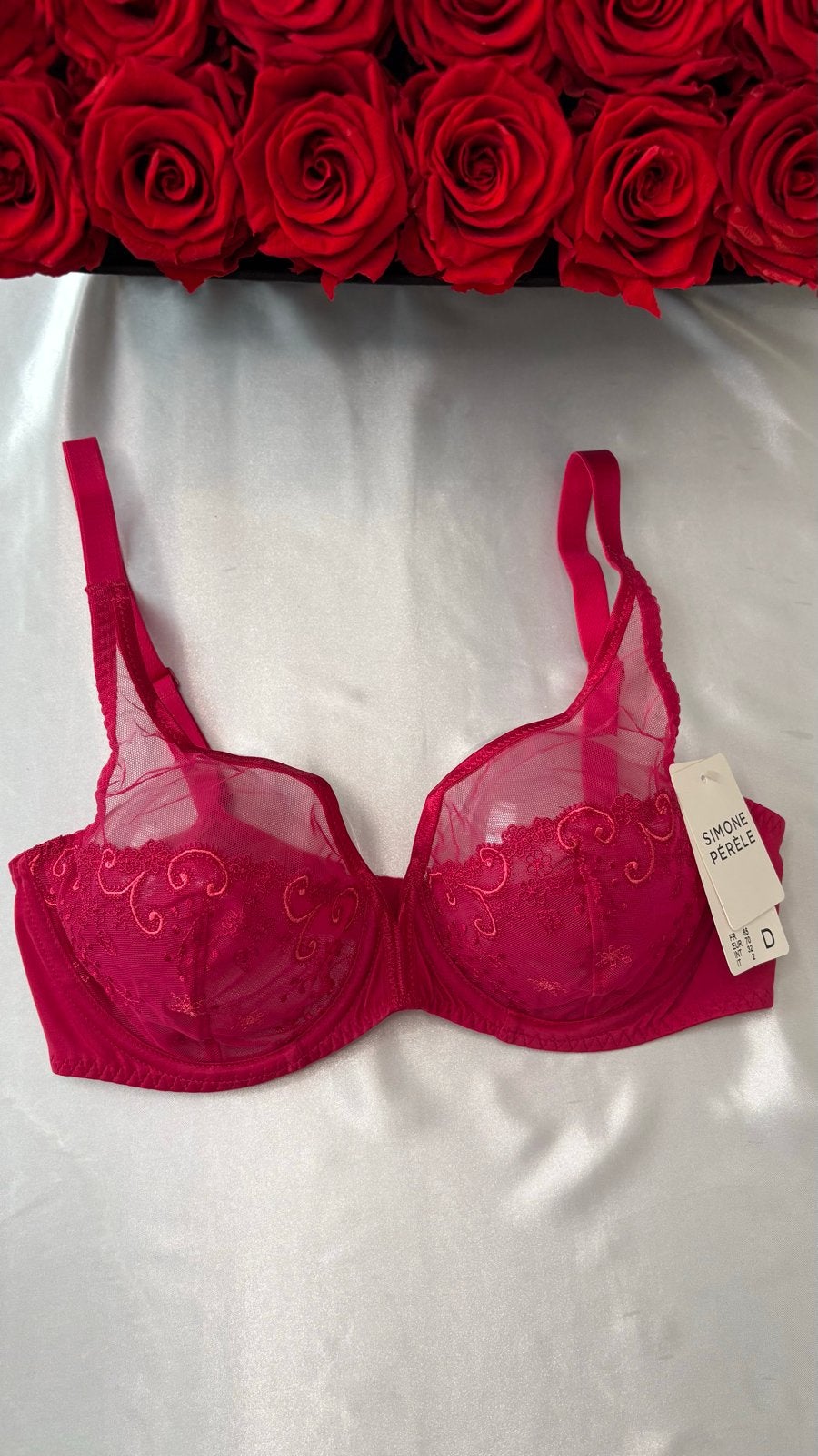 Simone Perele BH 70D - Nieuw met kaartjes, Kleding | Dames, Verzenden, Rood, BH