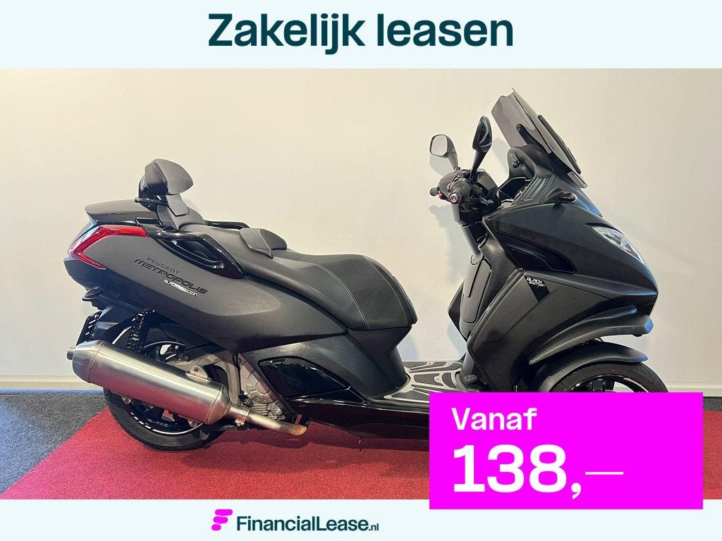 Peugeot Metropolis 400 Black Edition ABS, Motoren, Scooter, Bedrijf, 399 cc, ABS