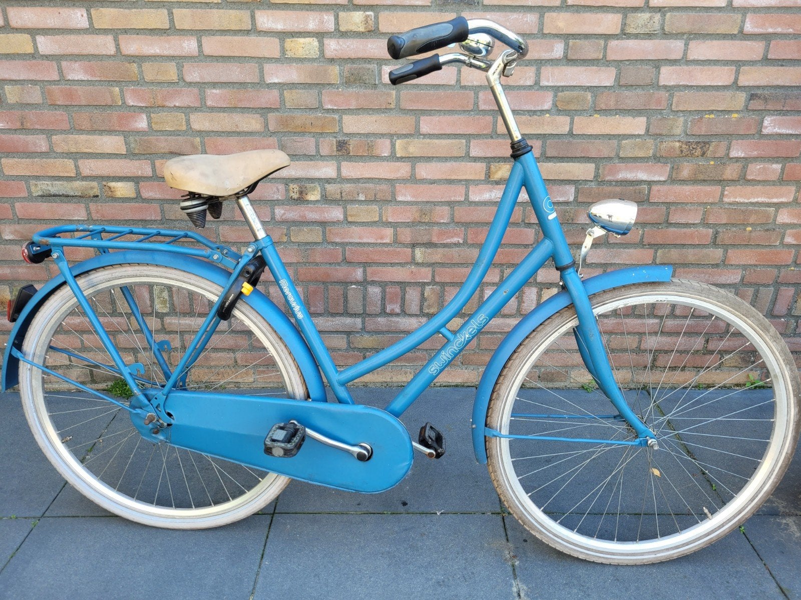 omafiets met 28 inch wielen met terugtraprem 54 cm frame igs, 53 tot 56 cm, Ophalen, Zo goed als nieuw, Terugtraprem