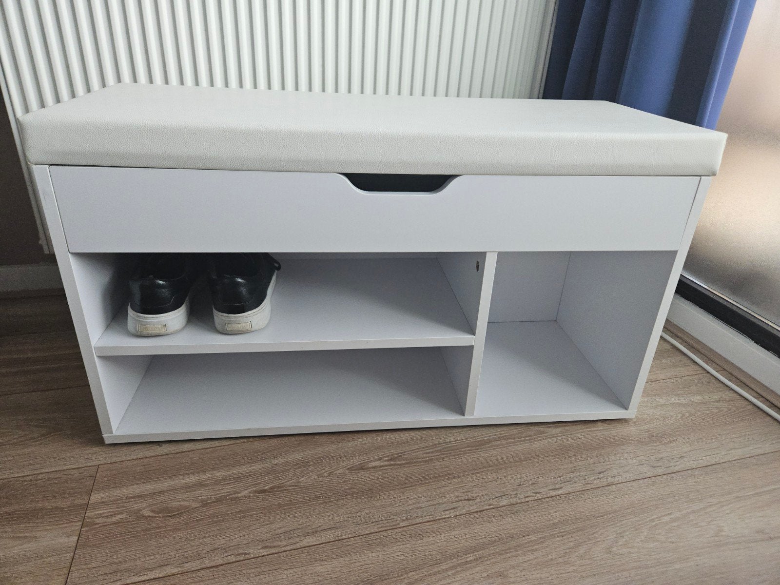 Schoenenkastje met zitje - 80x31x44 cm, Huis en Inrichting, Kasten | Schoenenkasten, Ophalen, Gebruikt