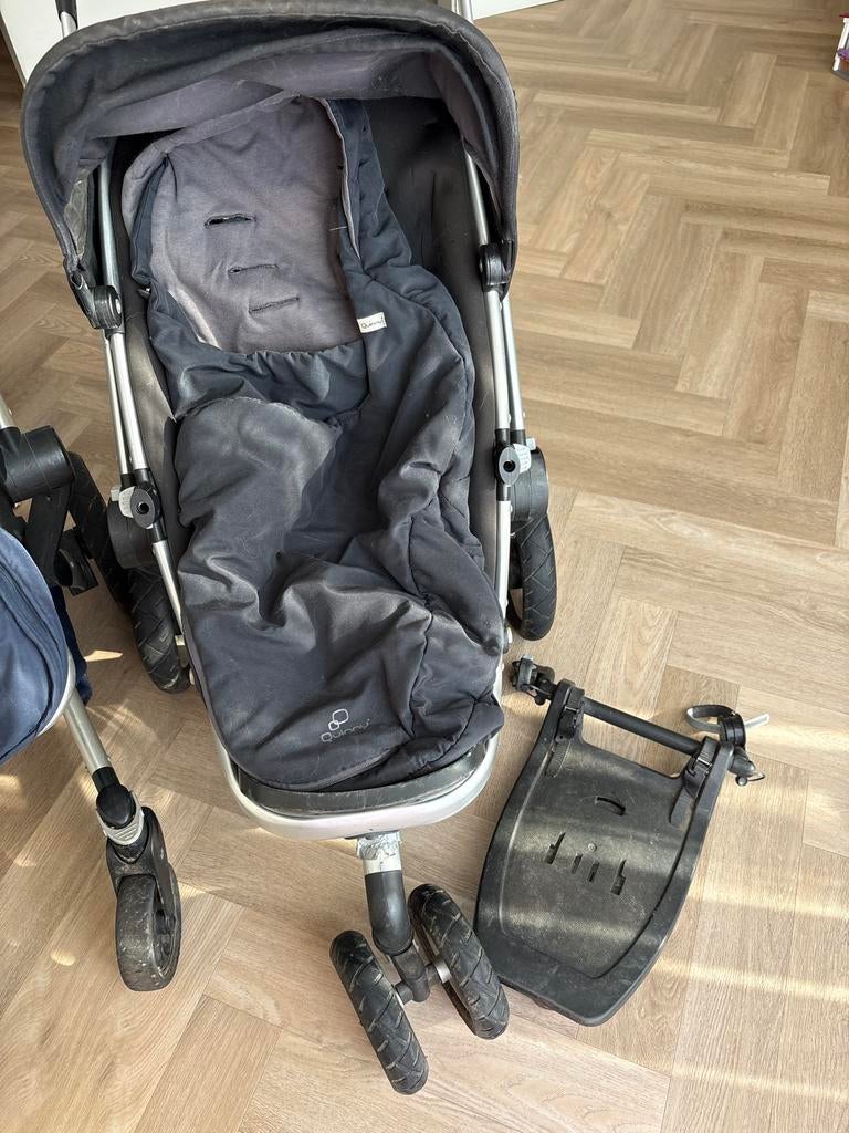 Quinny kinderwagen met meerijdplankje, Kinderen en Baby's, Kinderwagens en Combinaties, Ophalen, Gebruikt, Kinderwagen, Quinny