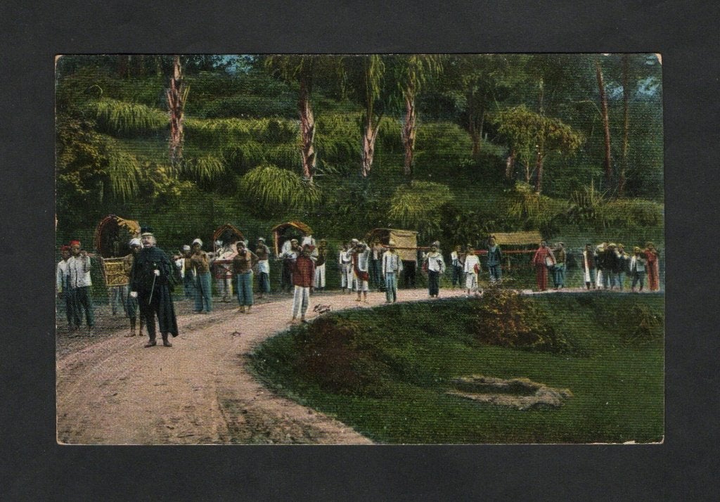 Indië Indonesië Sumatra Reisgezelschap 1919., Ophalen of Verzenden, Voor 1920, Gelopen, Buiten Europa