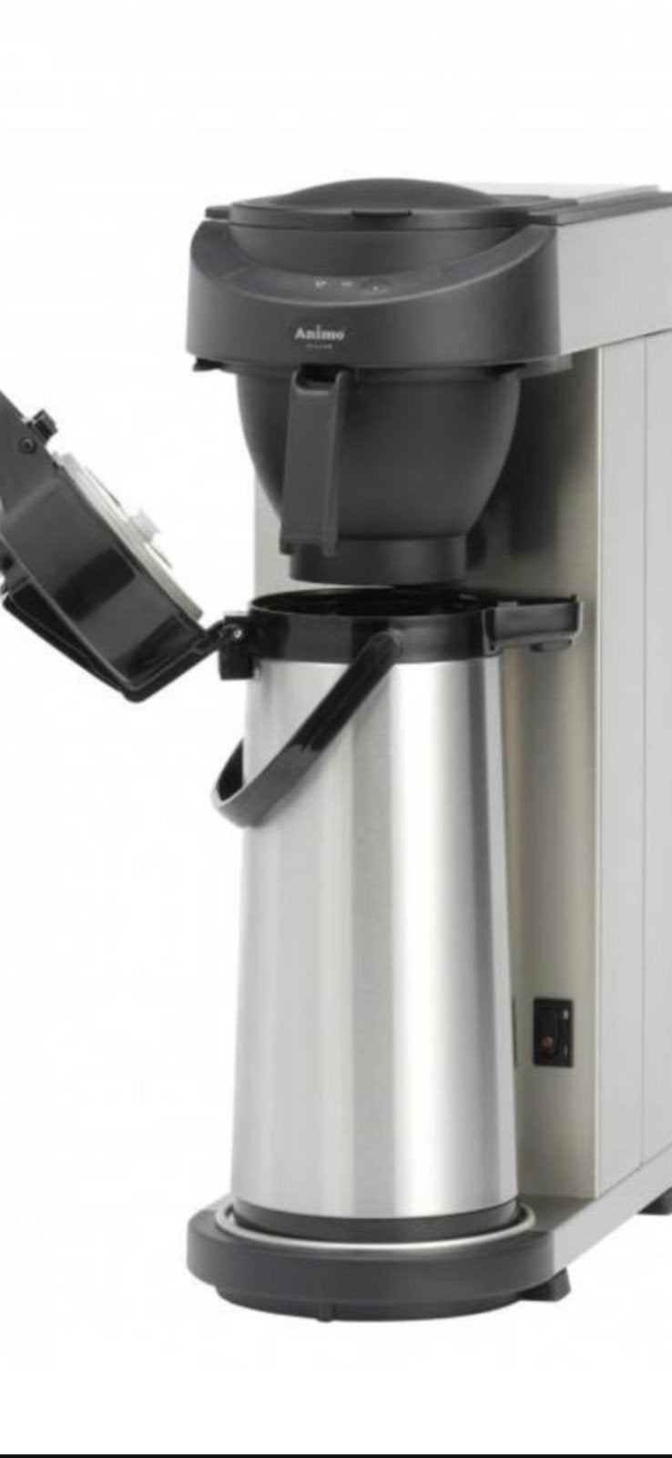 Animo MT 100 Koffiezetapparaat met 3 Pompthermoskannen, 10 kopjes of meer, Koffiemachine, Gemalen koffie, Ophalen of Verzenden