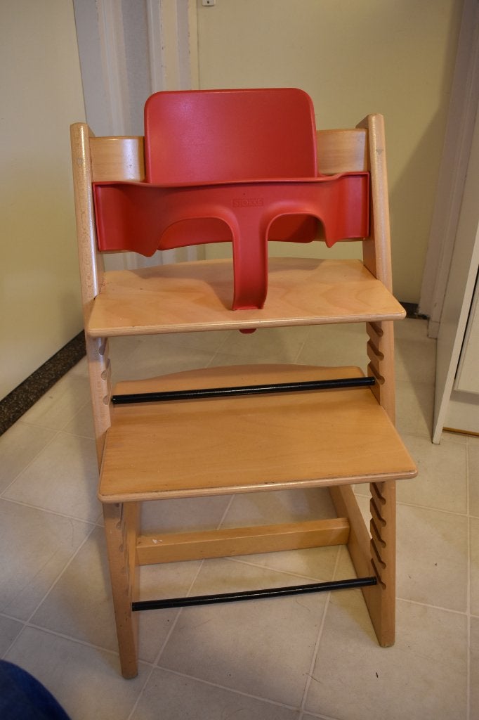 Stokke kinderstoel verkleiner, Ophalen of Verzenden, Gebruikt, Meegroeistoel, Stoelverkleiner