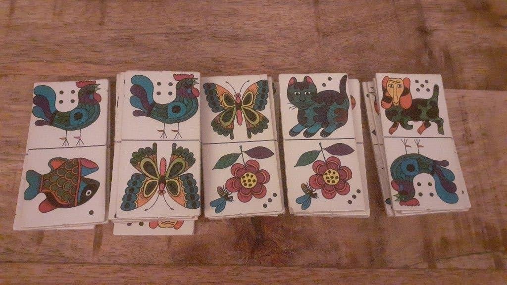Domino kaarten, Ophalen of Verzenden, Gebruikt