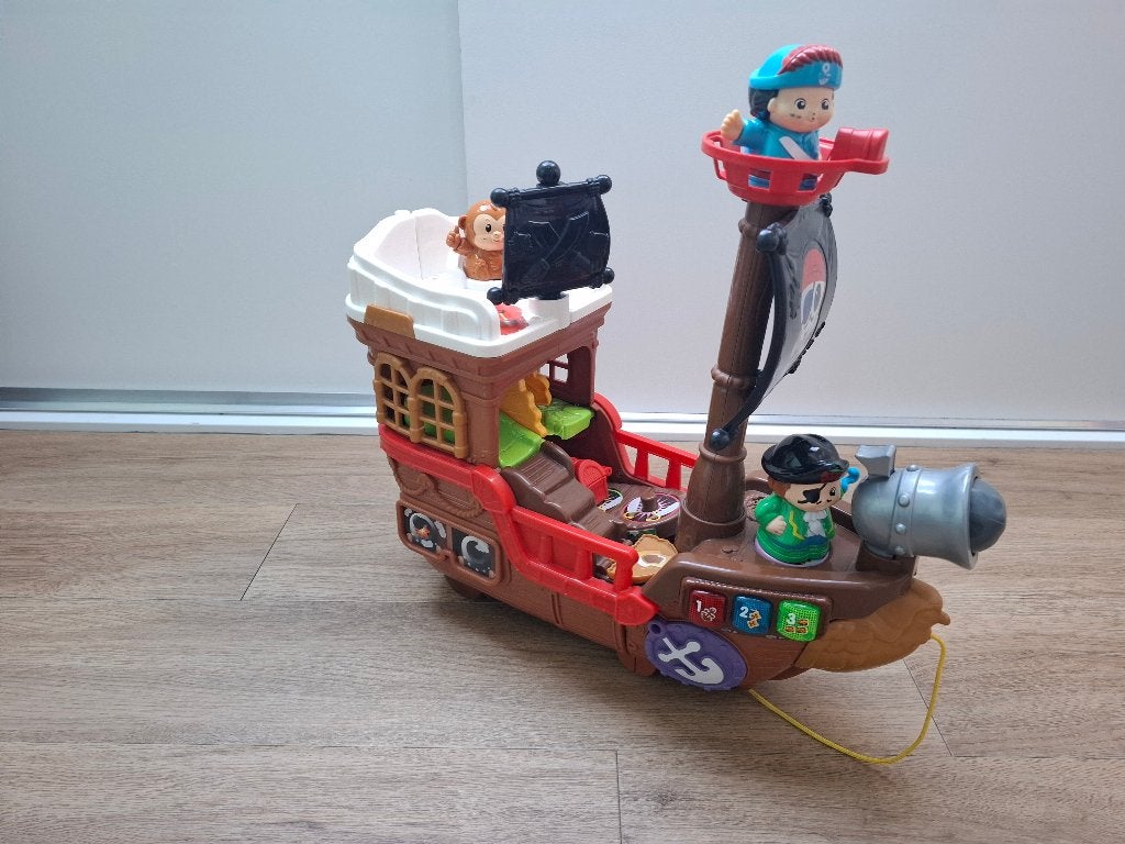 Vtech piratenschip, Ophalen, Zo goed als nieuw, 2 tot 4 jaar