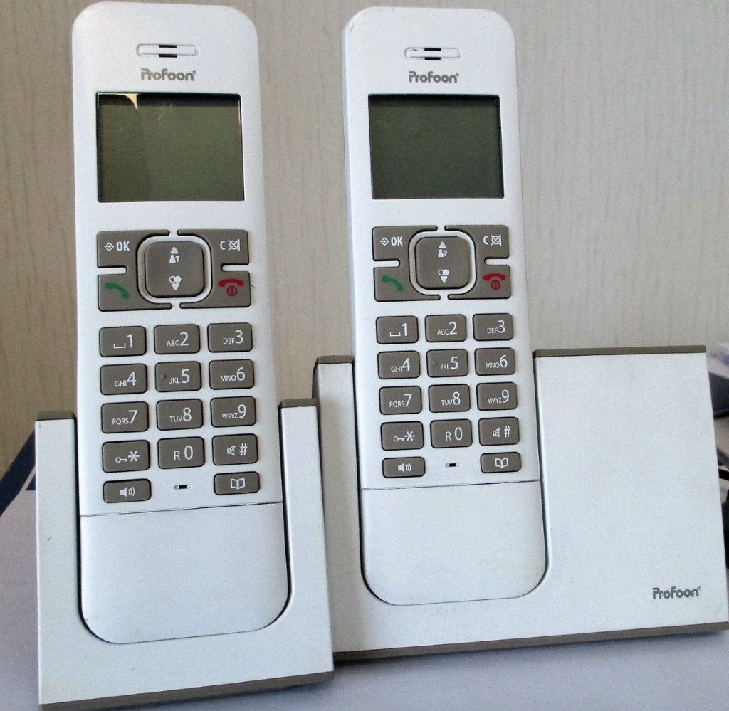 Profoon DECT Telefoon PDX-8420 - Set van 2 Handsets, Ophalen, Gebruikt, 2 handsets