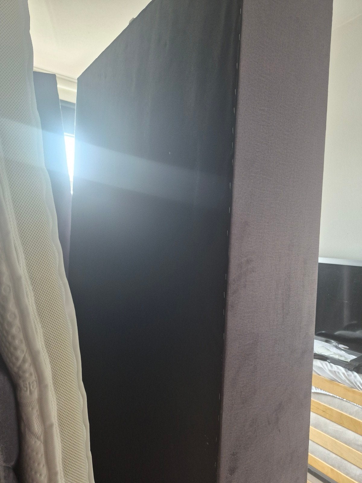 Boxspring XXL (200x220), Ophalen, 200 cm of meer, Zo goed als nieuw, 200 cm of meer