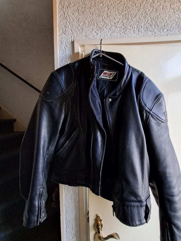 MQP leren motorjas Maat 64, Motoren, Kleding | Motorkleding, Heren, MQP, Jas | leer, Ophalen of Verzenden