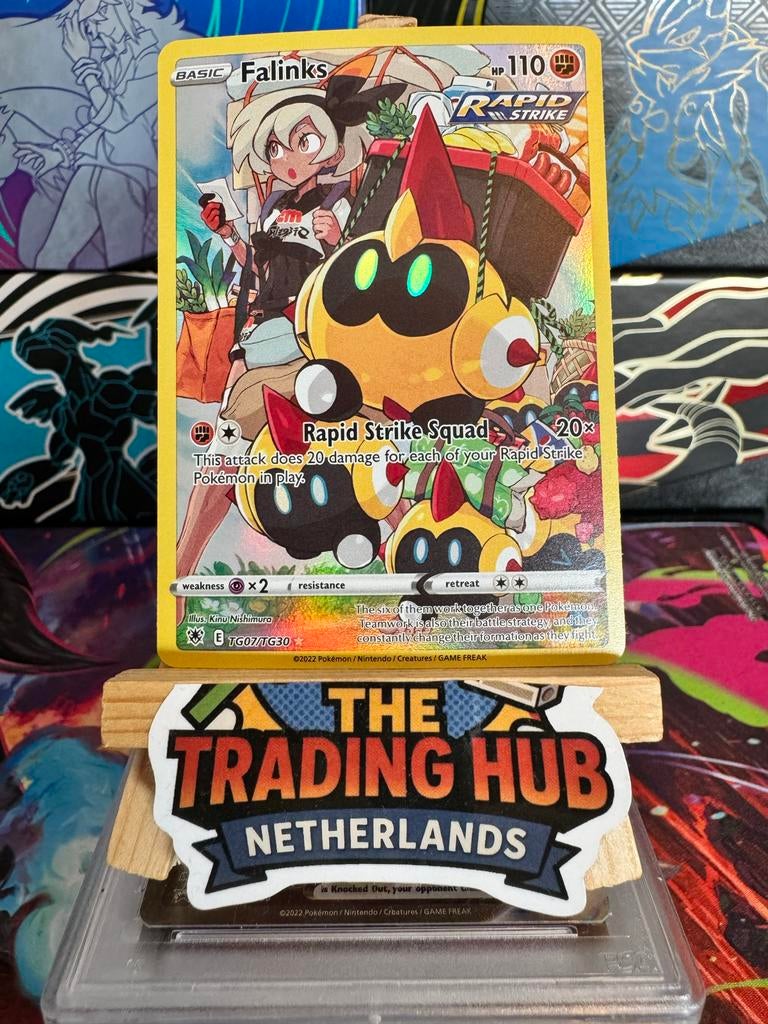 Falinks TG07/TG30 Pokémon kaart Astral Radiance Holo, Verzenden, Zo goed als nieuw, Losse kaart, Foil