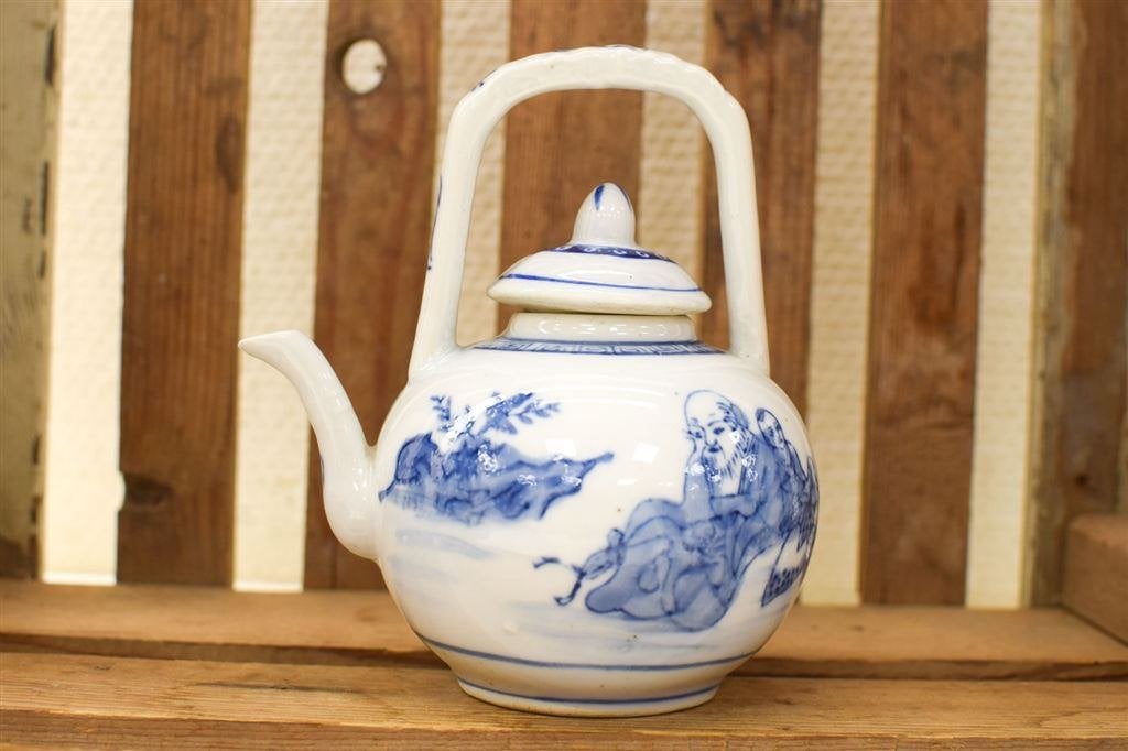 Chinese Porseleinen Theepot 49421, Gebruikt, Ophalen of Verzenden, Bord(en), Overige stijlen
