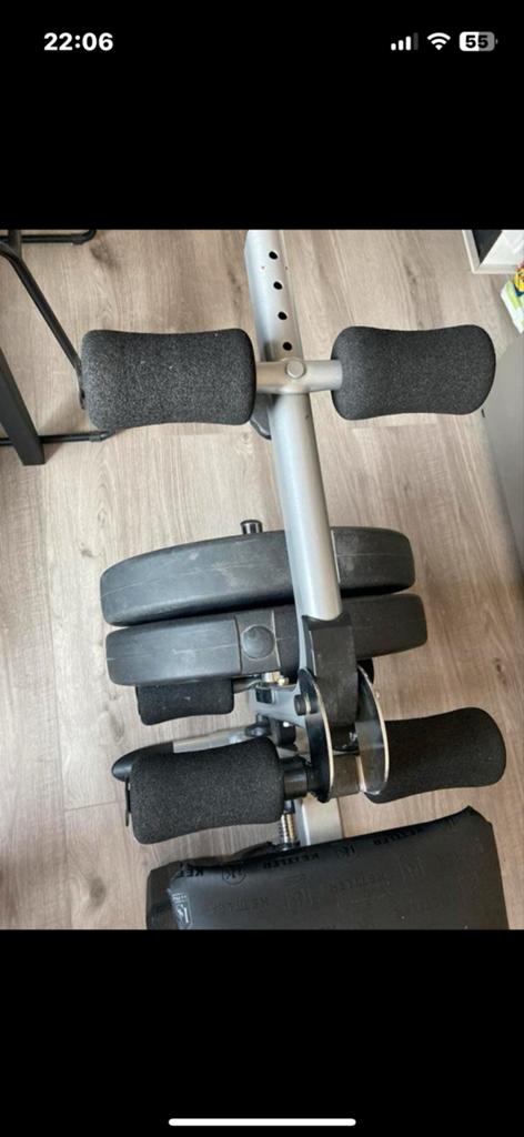 Ketler bench press, Krachtstation, Ophalen of Verzenden, Zo goed als nieuw, Metaal