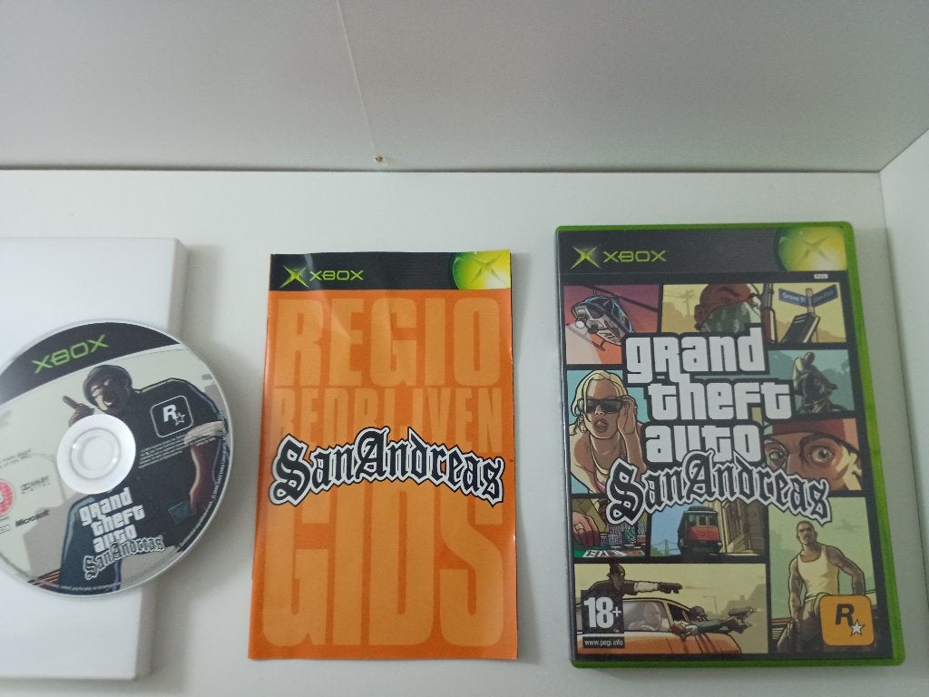 Grand theft auto San Andreas, Spelcomputers en Games, Games | Xbox Original, Avontuur en Actie, Vanaf 18 jaar, 1 speler, Ophalen of Verzenden