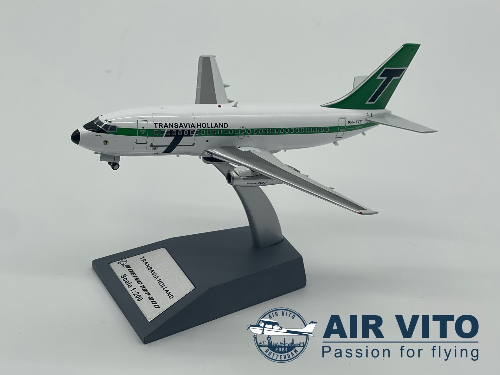 Transavia Boeing 737-200 PH-TVE Schaal 1:200 DIECAST, Schaalmodel, ., Ophalen of Verzenden, .