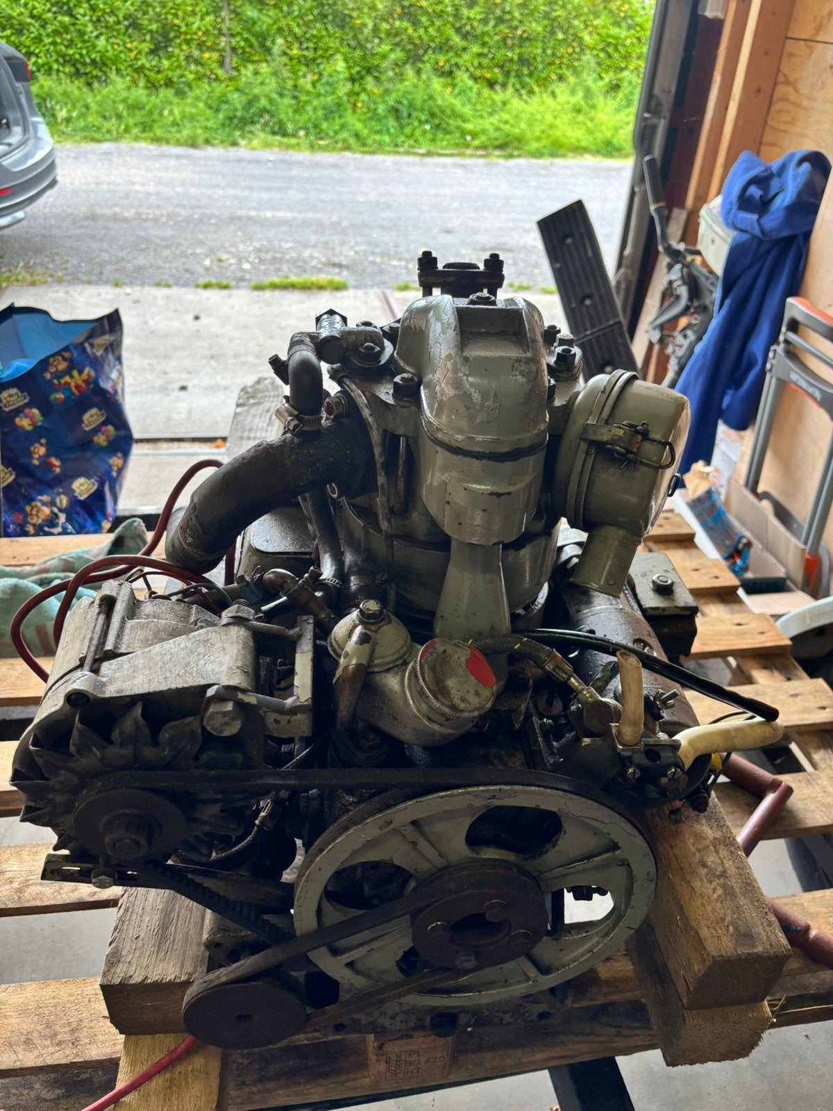 Farymann Diesel A30-0485 scheepsmotor, Ophalen, Gebruikt, 5 tot 10 pk, Binnenboordmotor