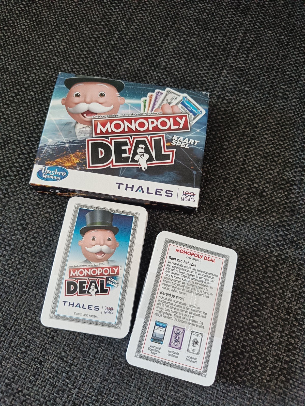 Monopoly Deal Thales Kaartspel - In Nieuwstaat, Vijf spelers of meer, Ophalen of Verzenden, Nieuw, Hasbro Gaming