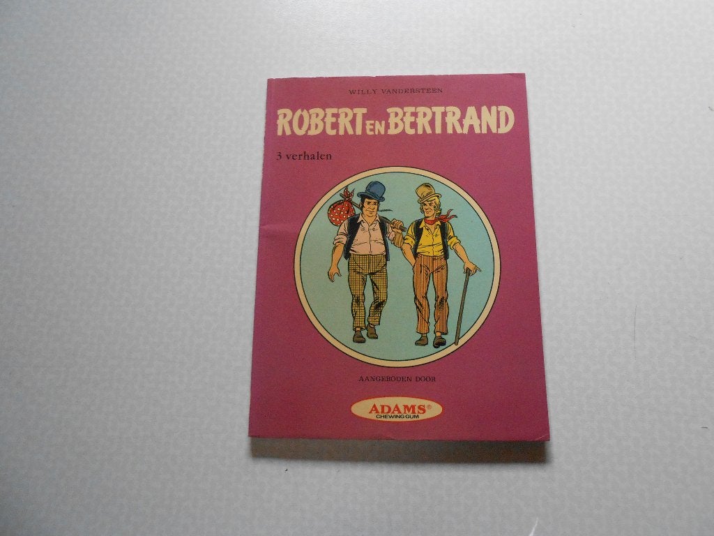 Robert en Bertrand - 3 verhalen 1982 1 ste druk. Adams., Boeken, Willy Vandersteen, Eén stripboek, Ophalen of Verzenden, Zo goed als nieuw