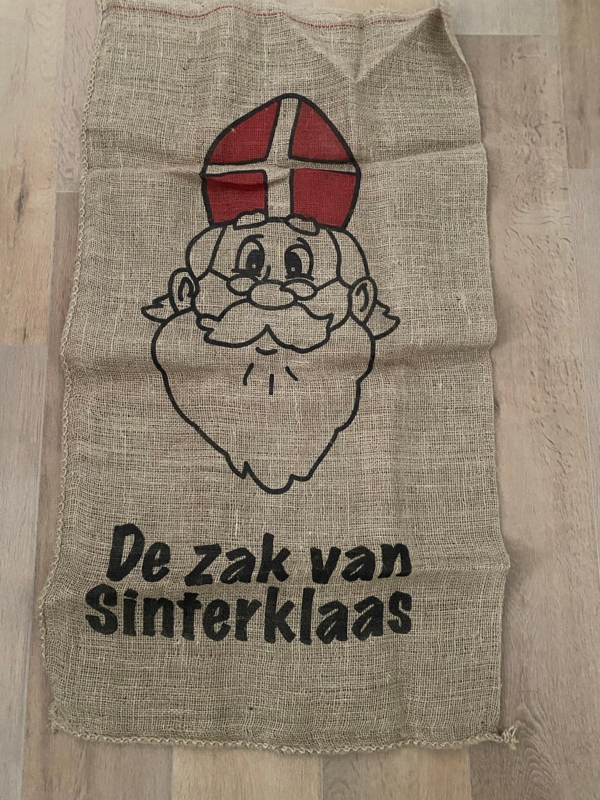 Jute sinterklaas zak, Diversen, Sinterklaas, Ophalen, Nieuw