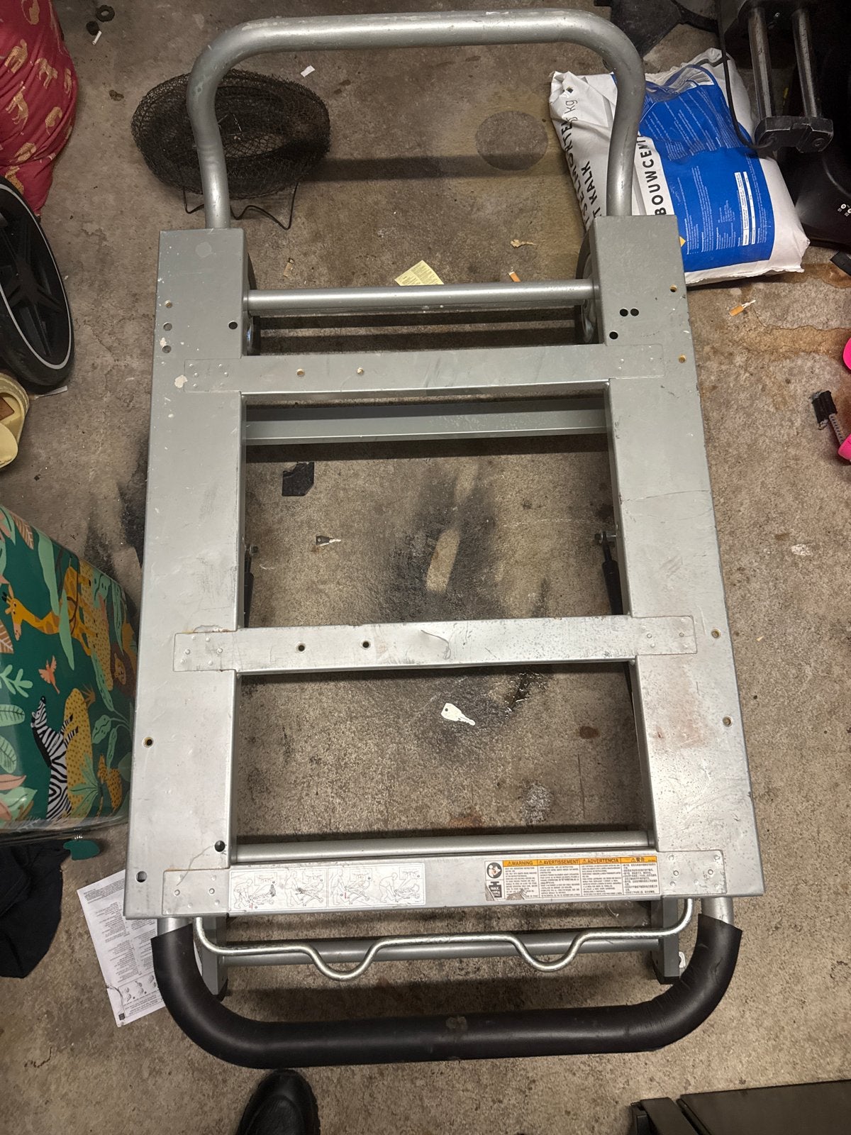 Makita zaagtafel onderstel, Ophalen, Gebruikt