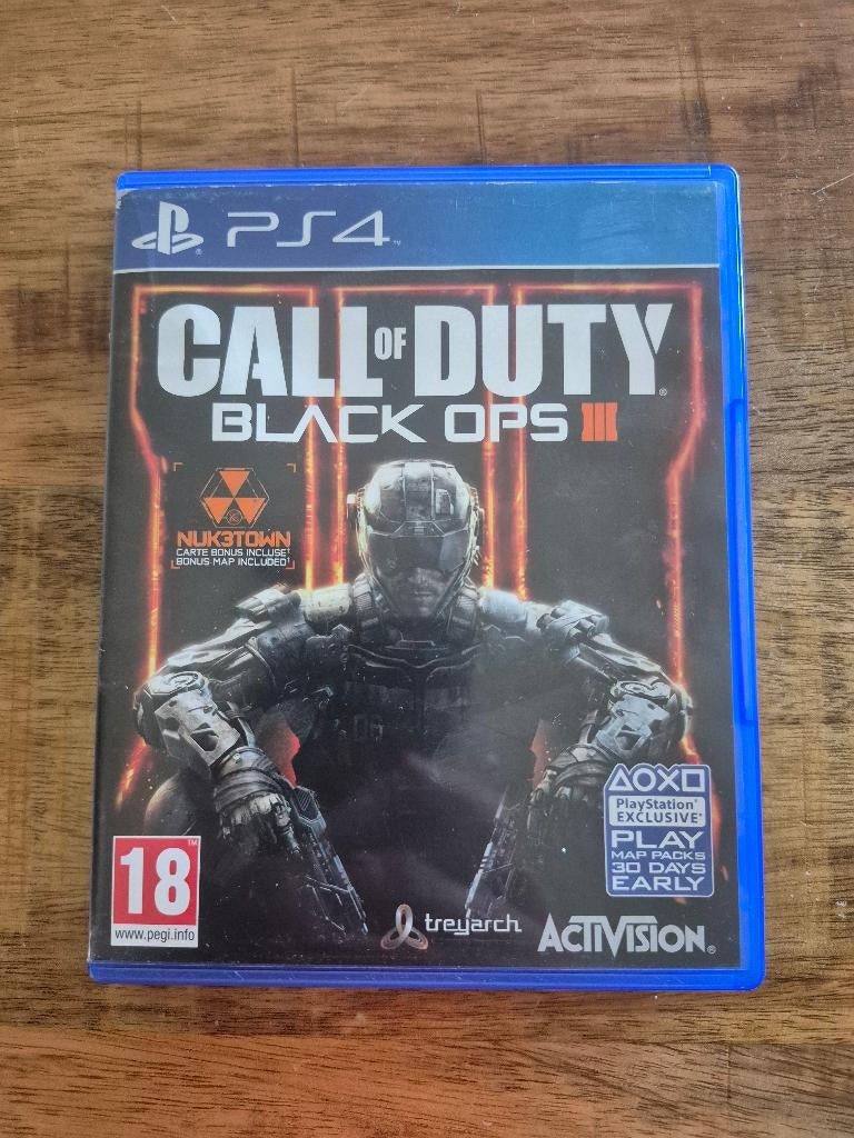 PS4 - Call of Duty Black Ops III, Vanaf 18 jaar, Shooter, Zo goed als nieuw, Eén computer