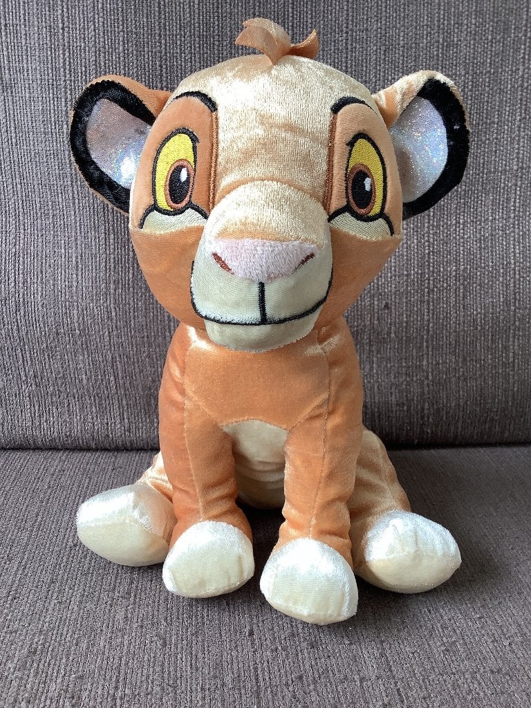 Leeuwenkoning knuffel Simba Toys Disney 25 cm hoog 6 euro, Ophalen of Verzenden, Zo goed als nieuw, Overige typen