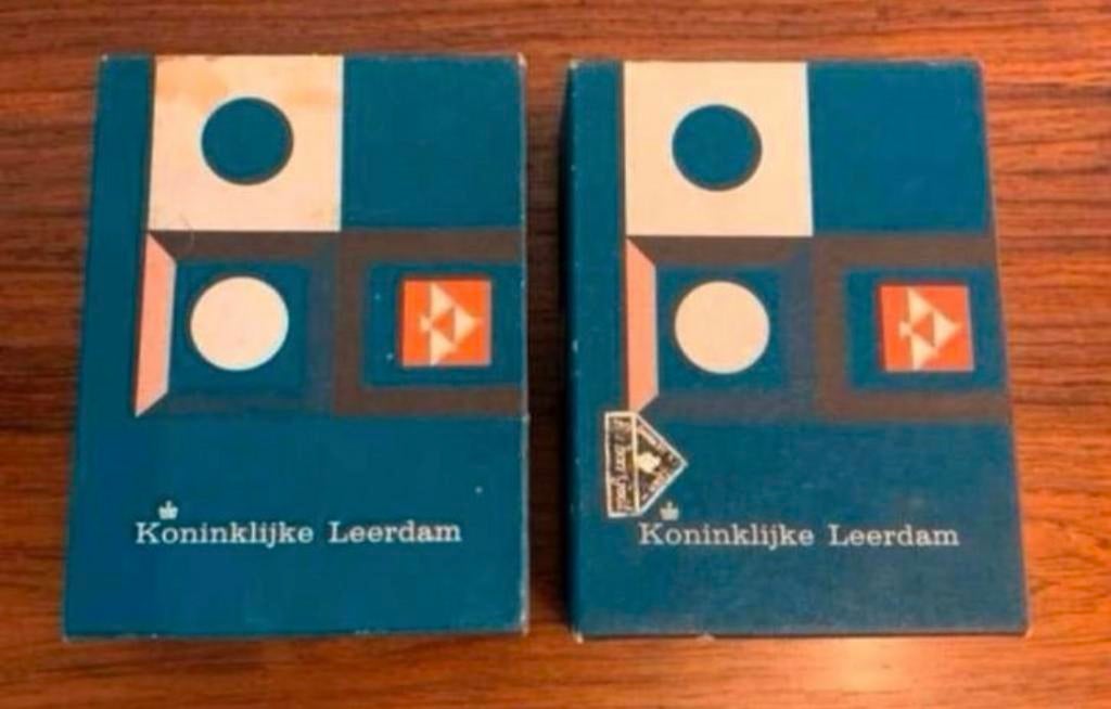 Leerdam vier oude kaarsen standaards in originele doosjes, Ophalen of Verzenden