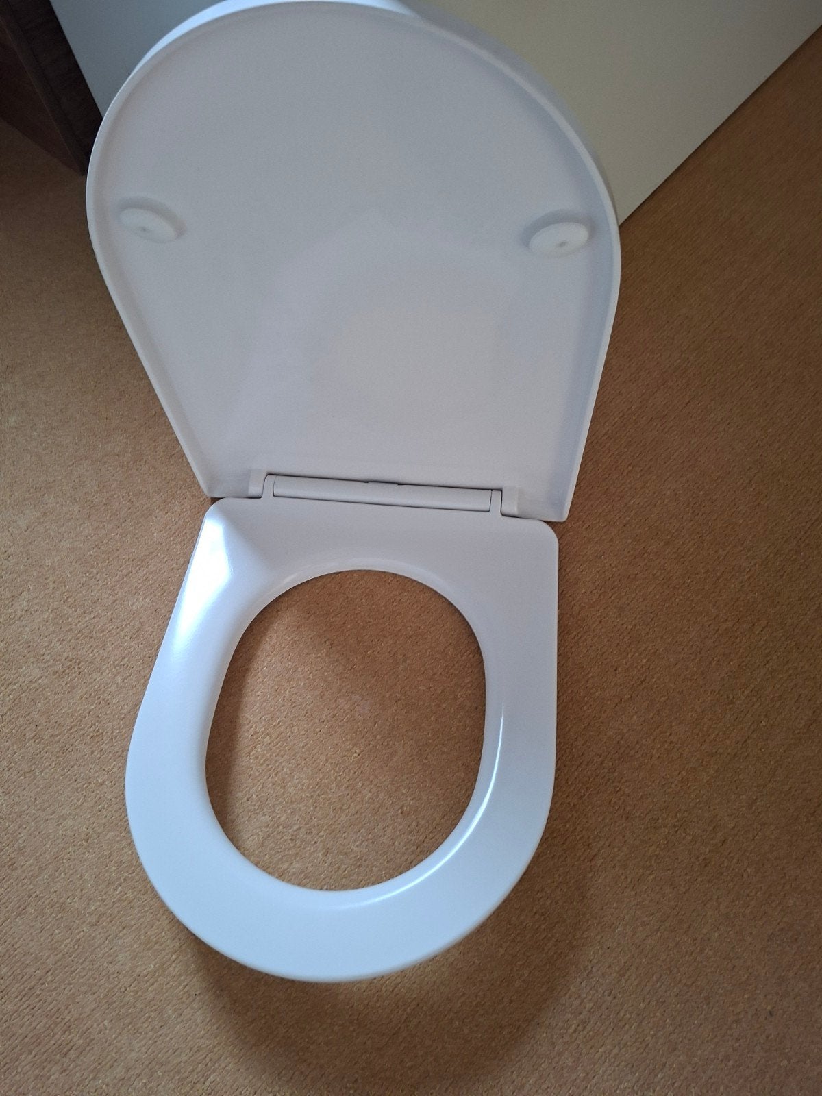 Witte toiletbril - Nieuwstaat, Ophalen
