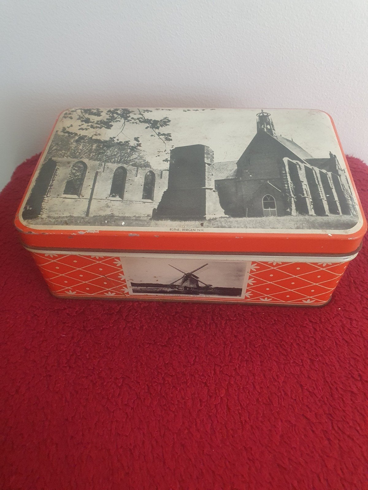 Bergen ruïne, damlander molen, zandhoeve,  volkshogeschool, Verzamelen, Blikken, Ophalen, Gebruikt, Overige