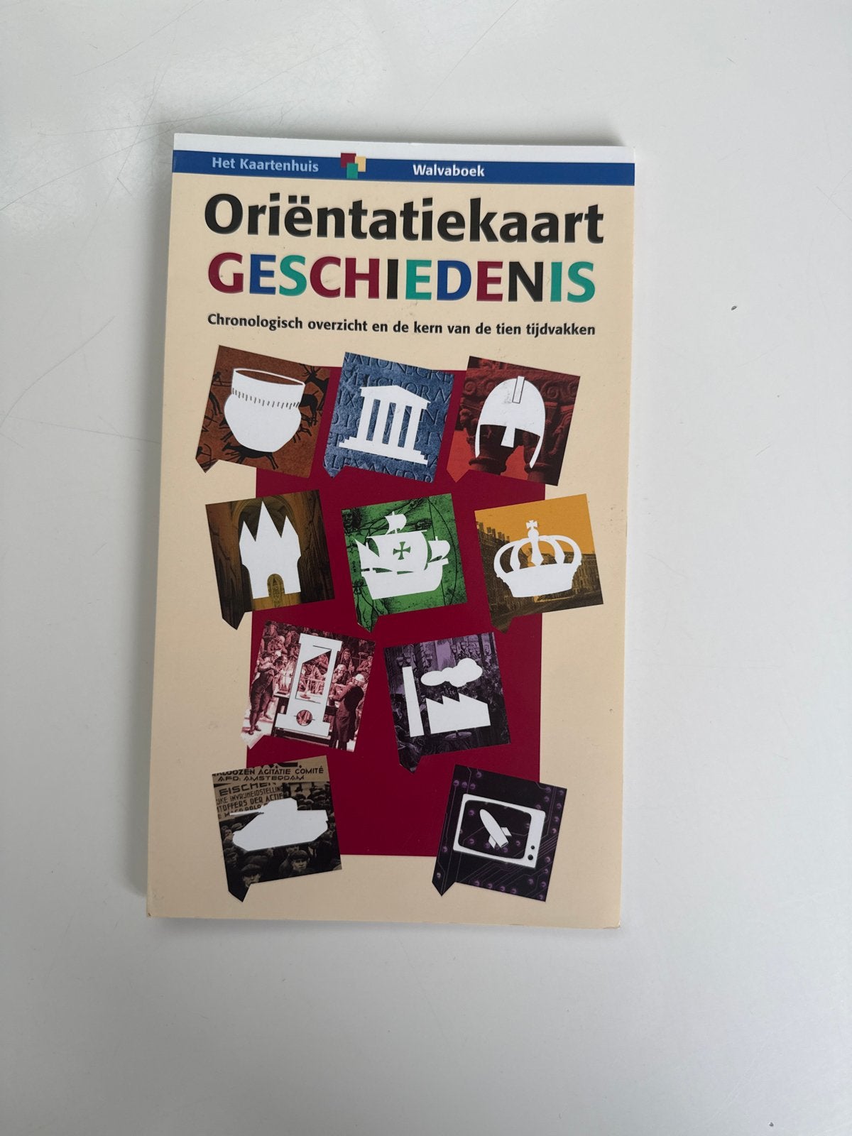 Oriëntatiekaart Geschiedenis Walvaboek, Ophalen of Verzenden, 20e eeuw of later, Gelezen