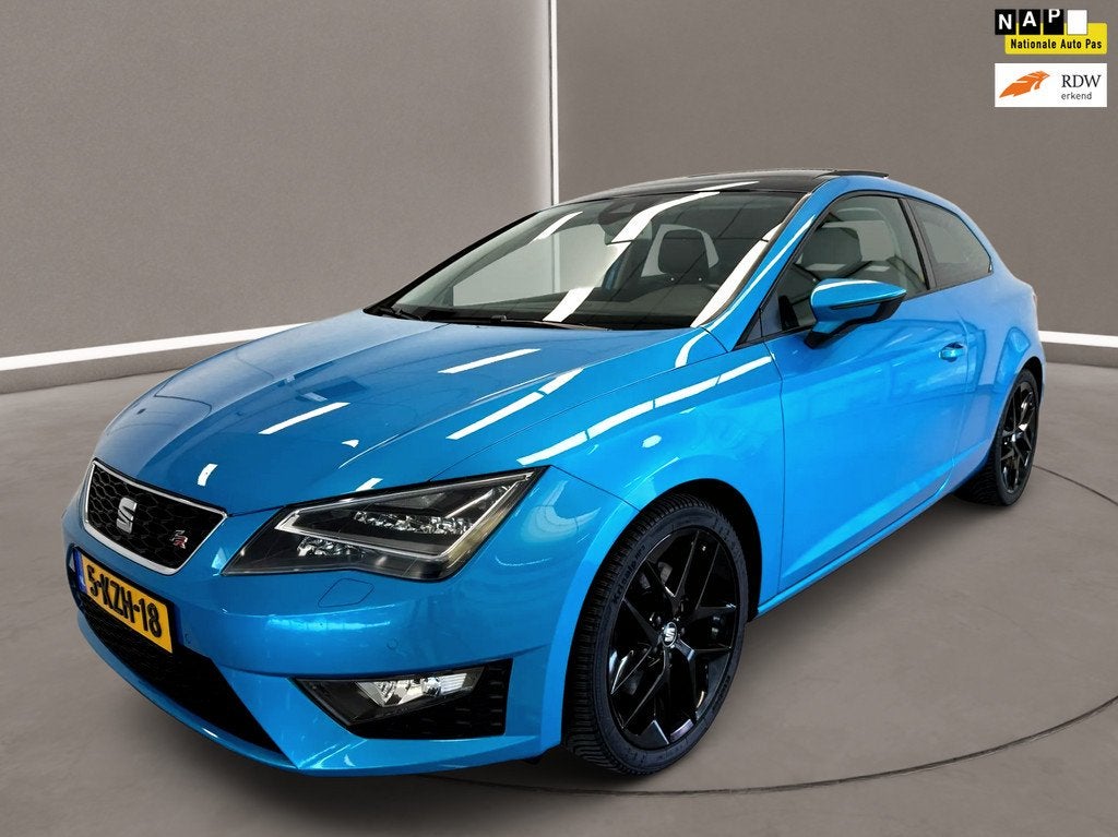 Seat Leon SC 1.8 TSI FR Business 180 Pk Automaat Airco Navi, Gebruikt, Euro 6, 4 cilinders, Origineel Nederlands